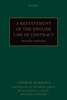 A Restatement of the English Law of Contract