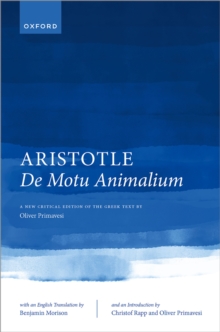 Aristotle, De motu animalium : Text and Translation