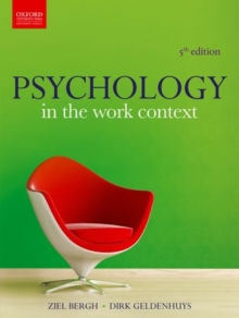 Psychology in the Work Context, Paperback / softback Book Psychology in the Work Context, Paperback / softback Book