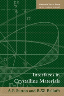 Interfaces in Crystalline Materials