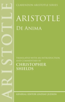 Aristotle: De Anima, Paperback / softback Book Aristotle: De Anima, Paperback / softback Book