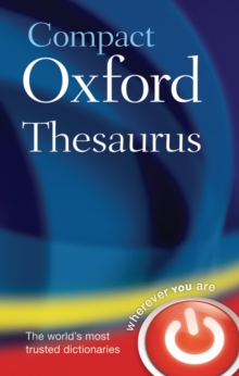 Compact Oxford Thesaurus : Third edition revised, Hardback Book Compact Oxford Thesaurus : Third edition revised, Hardback Book
