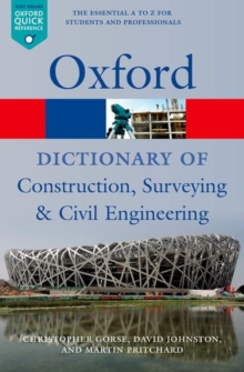 A Dictionary of Construction, Surveying, and Civil Engineering, Paperback Book A Dictionary of Construction, Surveying, and Civil Engineering, Paperback Book