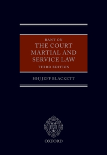 Rant on the Court Martial and Service Law, Hardback Book Rant on the Court Martial and Service Law, Hardback Book