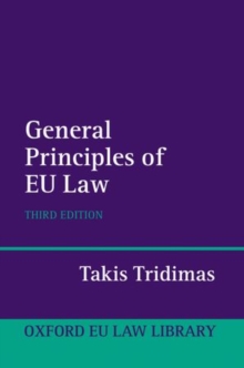 The General Principles of EU Law, Hardback Book The General Principles of EU Law, Hardback Book