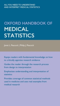Oxford Handbook of Medical Statistics, Part-work (fasciculo) Book Oxford Handbook of Medical Statistics, Part-work (fasciculo) Book
