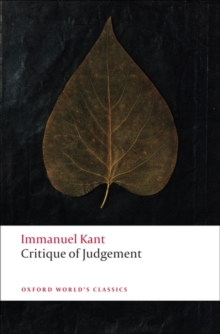Critique of Judgement, Paperback Book Critique of Judgement, Paperback Book