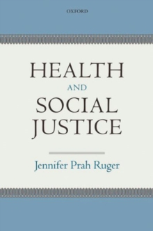 Health and Social Justice, Hardback Book Health and Social Justice, Hardback Book