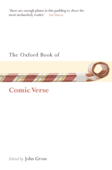 The Oxford Book of Comic Verse, Paperback Book The Oxford Book of Comic Verse, Paperback Book