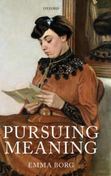 Pursuing Meaning, Hardback Book Pursuing Meaning, Hardback Book