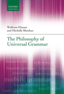 The Philosophy of Universal Grammar, Hardback Book The Philosophy of Universal Grammar, Hardback Book