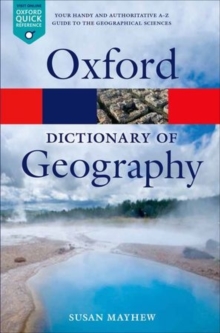A Dictionary of Geography, Paperback Book A Dictionary of Geography, Paperback Book