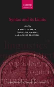 Syntax and its Limits, Hardback Book Syntax and its Limits, Hardback Book