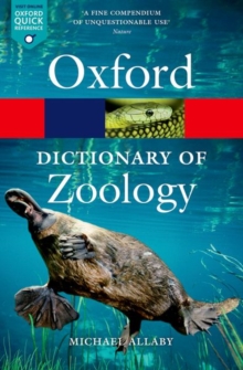 A Dictionary of Zoology, Paperback / softback Book A Dictionary of Zoology, Paperback / softback Book