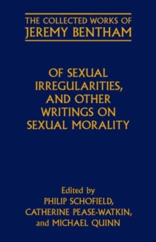 Of Sexual Irregularities, and Other Writings on Sexual Morality, Hardback Book Of Sexual Irregularities, and Other Writings on Sexual Morality, Hardback Book