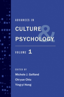 Advances in Culture and Psychology : Volume 1