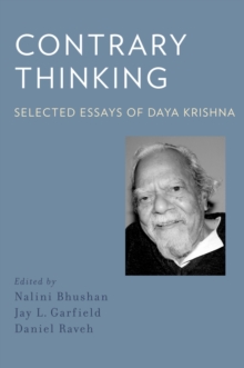 Contrary Thinking : Selected Essays of Daya Krishna