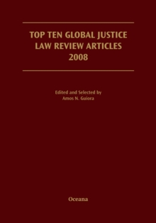 Top Ten Global Justice Law Review Articles 2008