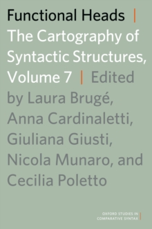 Functional Heads, Volume 7 : The Cartography of Syntactic Structures