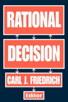 Rational Decision, Paperback / softback Book Rational Decision, Paperback / softback Book