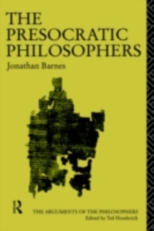 The Presocratic Philosophers