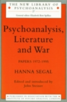 Psychoanalysis Lit & War Papers