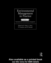 Environmental Management in Practice: Vol 1 : Instruments for Environmental Management