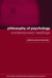 Philosophy of Psychology: Contemporary Readings