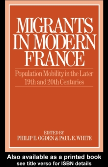 Migrants in Modern France