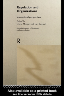 Regulation and Organisations : International Perspectives