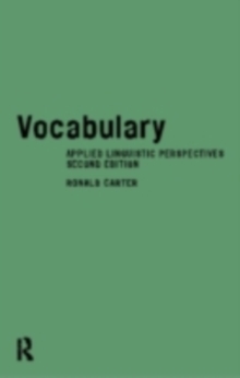 Vocabulary : Applied Linguistic Perspectives