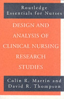 Design and Analysis of Clinical Nursing Research Studies