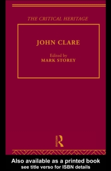 John Clare : The Critical Heritage