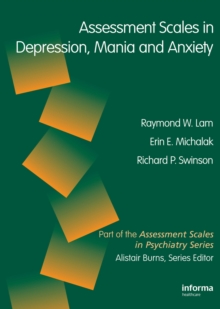 Assessment Scales in Depression and Anxiety - CORPORATE : (Servier Edn)