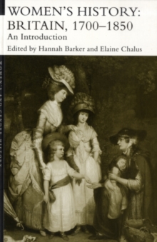 Women's History, Britain 1700-1850 : An Introduction