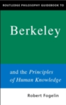 Routledge Philosophy GuideBook to Berkeley and the Principles of Human Knowledge