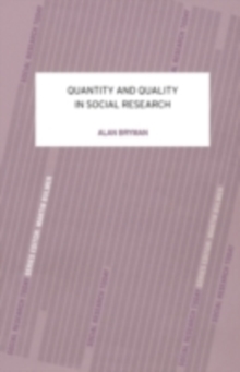 Quantity and Quality in Social Research