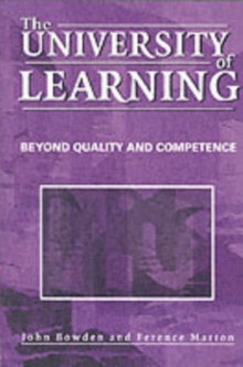 The University of Learning : Beyond Quality and Competence