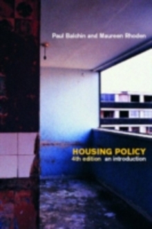 Housing Policy : An Introduction