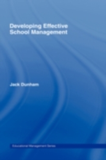 Developing Effective School Management