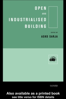 Open and Industrialised Building