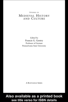 The Medieval Tradition of Thebes : History and Narrative in the Roman de Thebes, Boccaccio, Chaucer, and Lydgate