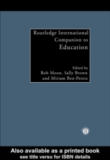 Routledge International Companion to Education