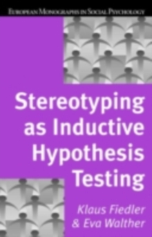 Stereotyping as Inductive Hypothesis Testing