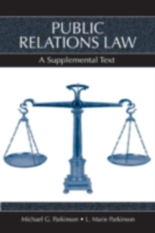 Public Relations Law : A Supplemental Text