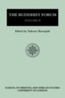 The Buddhist Forum, Vol. II