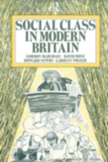 Social Class in Modern Britain