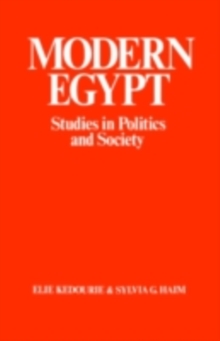 Modern Egypt : Studies in Politics and Society