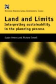 Land and Limits : Interpreting Sustainability in the Planning Process