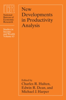 New Developments in Productivity Analysis